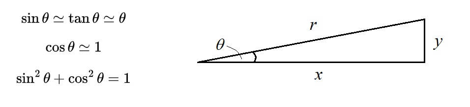 small angle approximation
